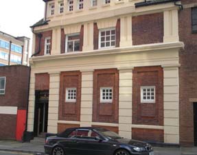 Severn St Synagogue, now the Masonic Hall