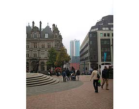 View from Victoria Square, looking down Hill St, 2006